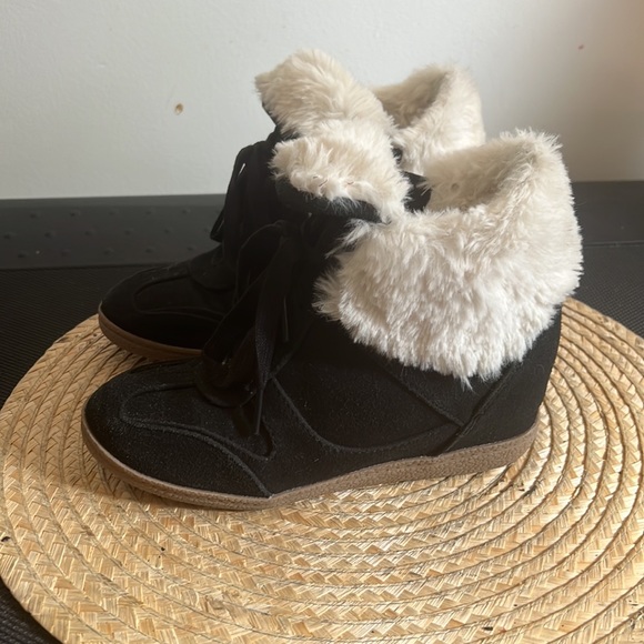 Justice Girls High Top Wedge Sneakers Size 3 - Picture 5 of 10